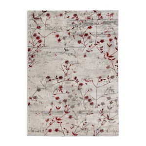 Antea 211010 virágmintás piros 80x150cm