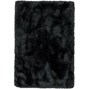 Plush fekete szőnyeg