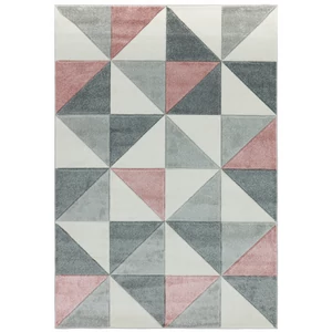 SKETCH CUBIC pink szőnyeg