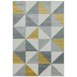 SKETCH CUBIC sárga szőnyeg