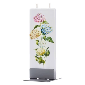 Colorful Hydrangea Flower Flatyz kézimunkával készült gyertya ajándék csomag fém tartótalppal