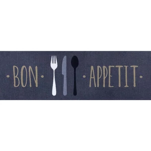 KD Entry konyhai szőnyeg Bon Appetit szürke 50x150 cm