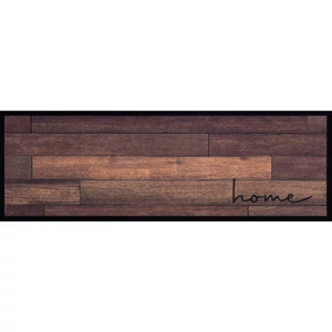 KD Entry konyhai- és előszobai szőnyeg Home Wood barna 50x150cm