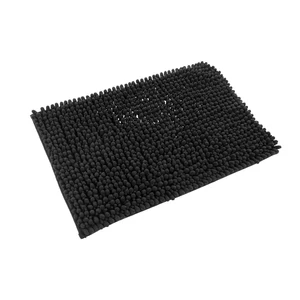 Fluffy-Mats fekete fürdőszobaszőnyeg