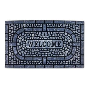 Eco Fashion WELCOME STONE szürke bejárati szőnyeg 45x75cm