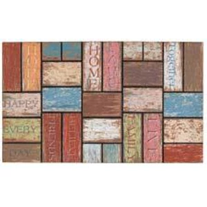 Eco Fashion BRICKS színes bejárati szőnyeg 45x75cm