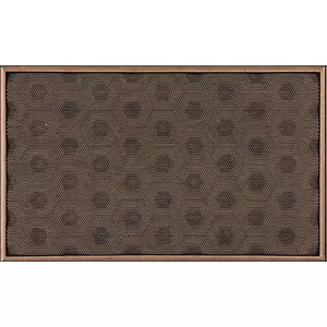 HONEYCOMB rosegold bejárati szőnyeg 45x75 cm