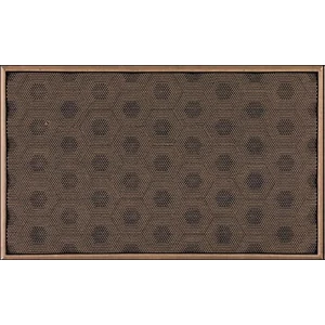 HONEYCOMB rosegold bejárati szőnyeg 45x75 cm