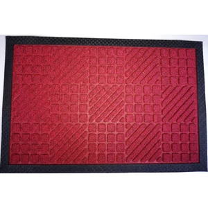 PP mat bordás piros (333) bejárati szőnyeg 40x60 cm