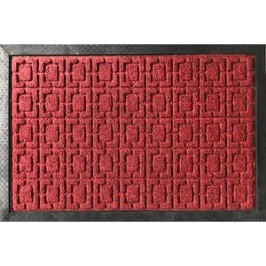PP mat bordás piros (329) bejárati szőnyeg 40x60 cm