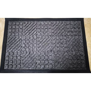 PP mat bordás szürke (332) bejárati szőnyeg 40x60 cm