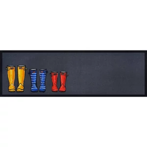 KD Style konyhai- és előszobai szőnyeg Family Boots spec antracit 50x150cm