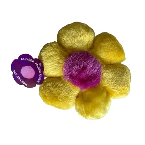 Flower Power virágpárnácska sárga kb. 20 cm