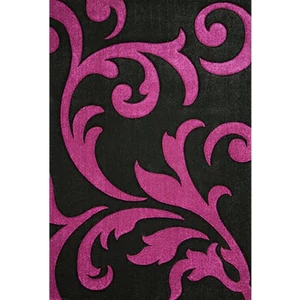 Lambada 451 black/violet 160x230cm