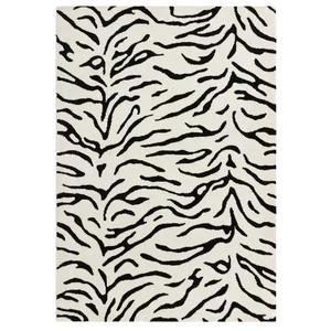 Wilder Tigris fekete-fehér szőnyeg 200x290cm