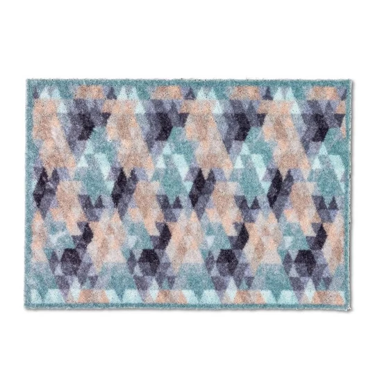 Pure und Soft 50x150cm D.006 C.037 Dreiecke mint