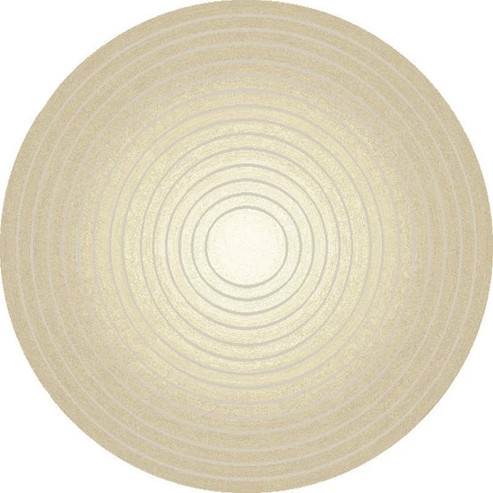 Ombre bézs kör 160 cm szőnyeg