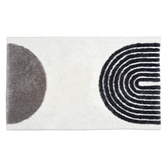 Barbados fürdőszobaszőnyeg kb.60x90cm D.233 C.004 Semi-Circle Linien