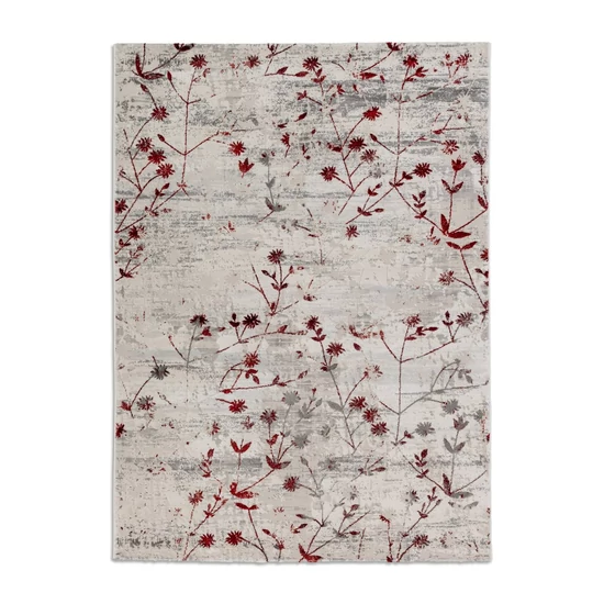 Antea 211010 virágmintás piros 80x150cm