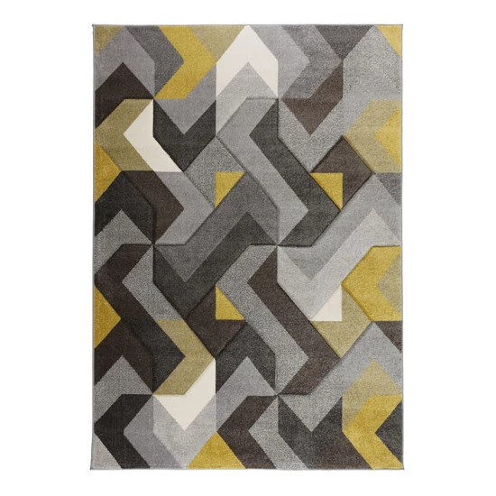 Aurora szürke-okker szőnyeg 120x170cm