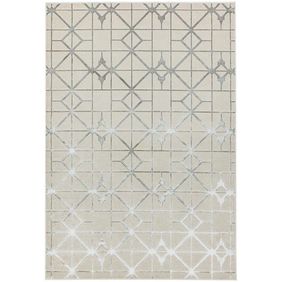 Aurora Lattice metallic AU11 szürke szőnyeg 80x150 cm