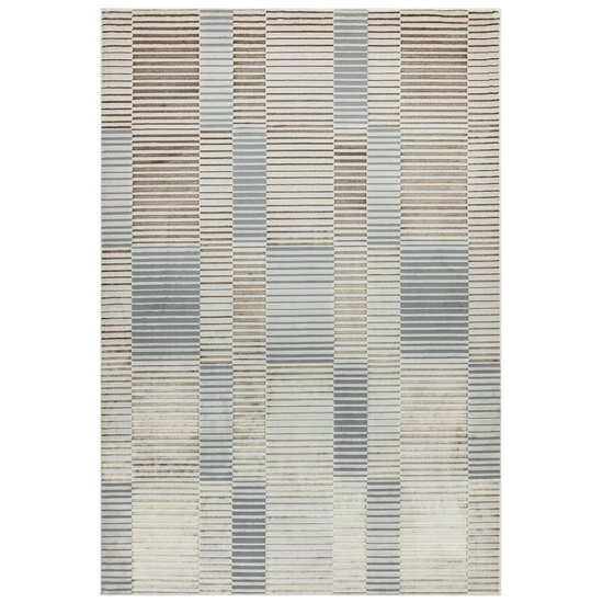 Aurora Ripple metallic AU14 szürke szőnyeg 80x150 cm