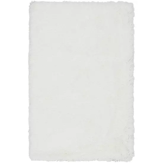 Cascade fehér shaggy szőnyeg 65x135 cm