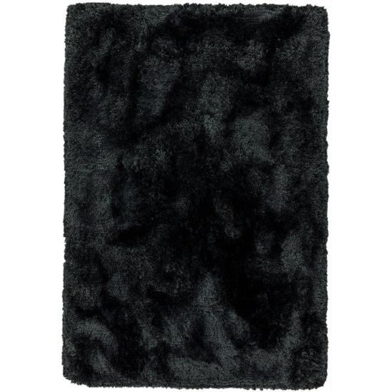 Plush fekete szőnyeg 200x300 cm