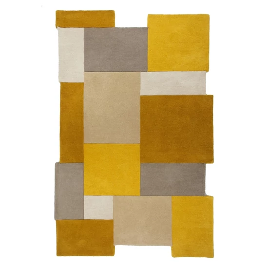 Collage okker-natúr szőnyeg 090x150cm