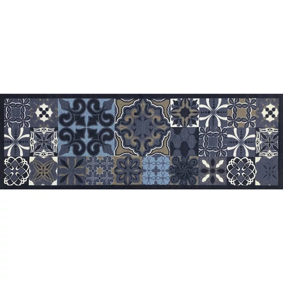 KD Entry konyhai- és előszobai szőnyeg Mix Tile szürke 50x150cm