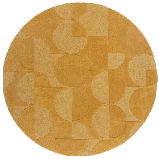 Spot okker szőnyeg kör 160cm
