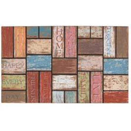 Eco Fashion BRICKS színes bejárati szőnyeg 45x75cm