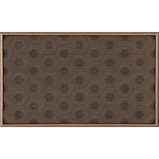 HONEYCOMB rosegold bejárati szőnyeg 45x75 cm