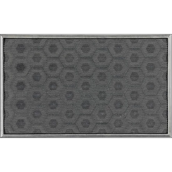 HONEYCOMB szürke bejárati szőnyeg 45x75 cm