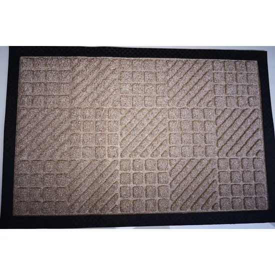 PP mat bordás bézs (331) bejárati szőnyeg 40x60 cm