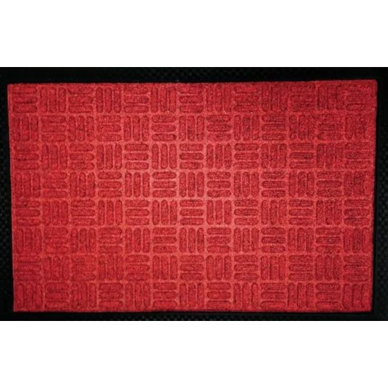 PP mat bordás piros (337) bejárati szőnyeg 40x60 cm
