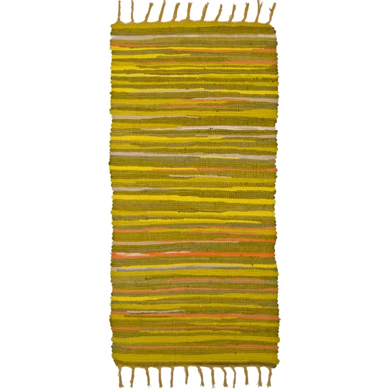 Alabama 292310 napsárga rongyszőnyeg 60x120 cm