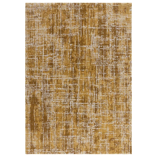 Kuza Abstract gold/sárga szőnyeg 200x290 cm