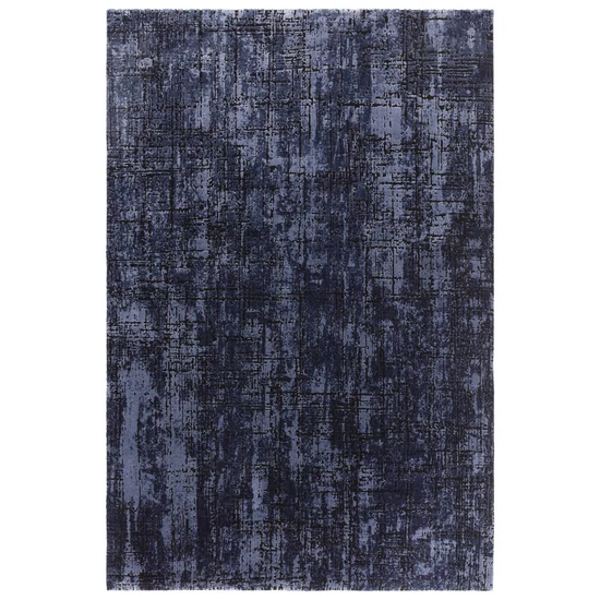 Kuza Abstract navy/kék szőnyeg 160x230 cm