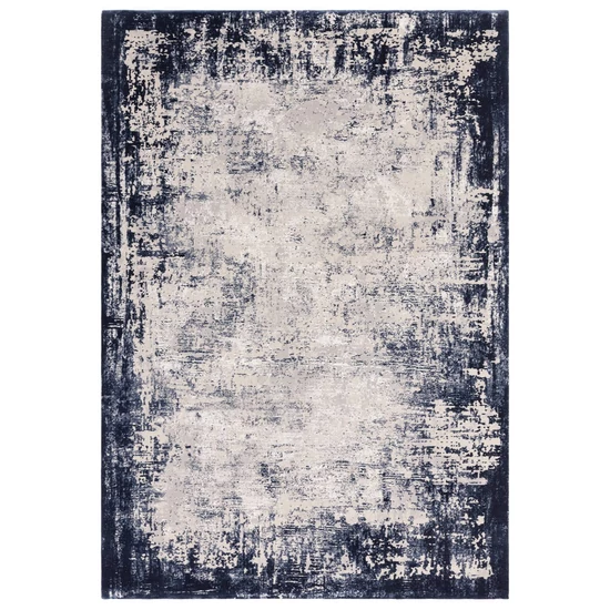 Kuza border navy/kék szőnyeg 200x290 cm