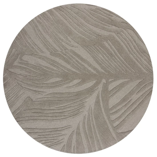 Lino Leaf szürke szőnyeg kör 160cm