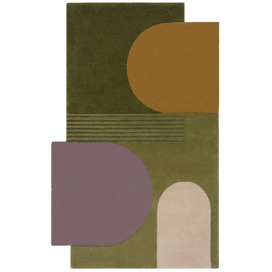 Lozenge zöld-zöld szőnyeg 200x290cm