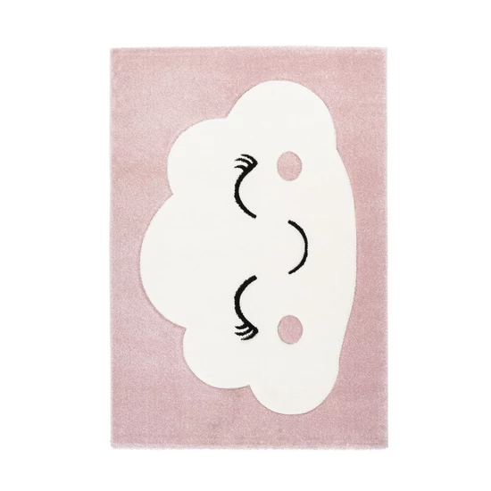 Amigo 328 pink gyerekszőnyeg felhővel 80x150 cm