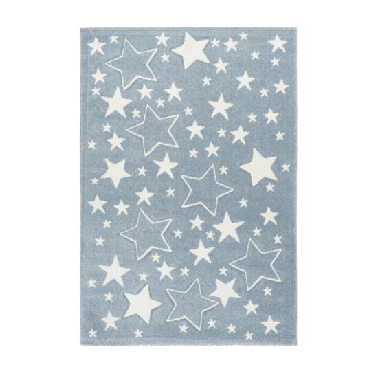 Amigo 329 kék gyerekszőnyeg csillagokkal 80x150 cm