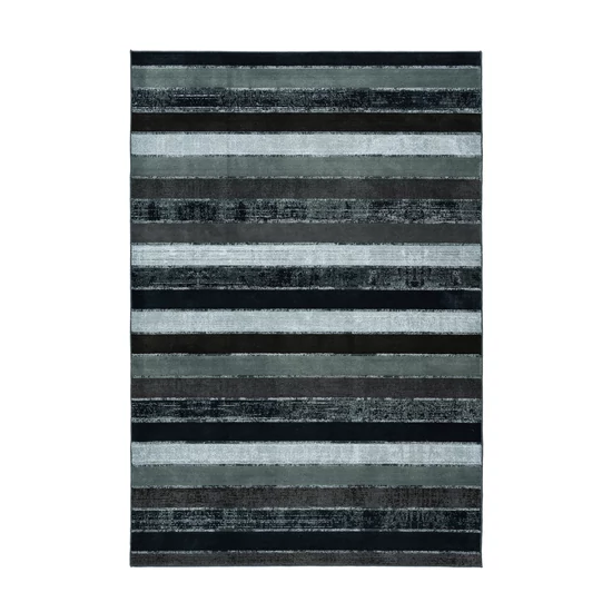Greta 804 PET fekete szőnyeg 80x150 cm