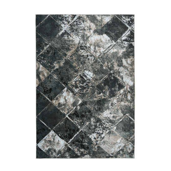 Greta 805 PET fekete szőnyeg 160x230 cm