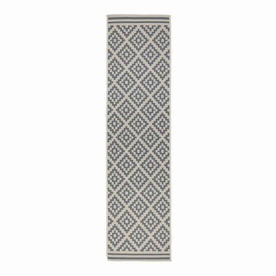 Moretti bézs-antracit szőnyeg 066x230cm futó