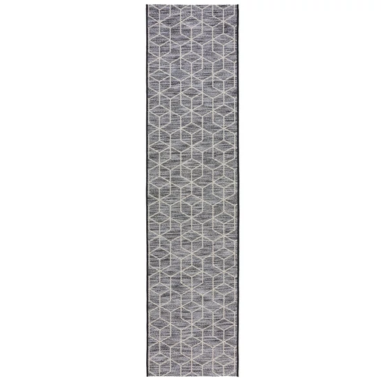 Napoli fekete szőnyeg 060x230cm futó