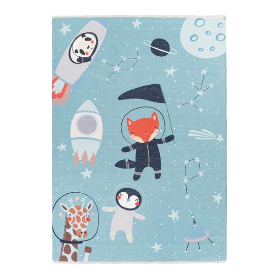 Greta 600 space kék szőnyeg 115x170 cm