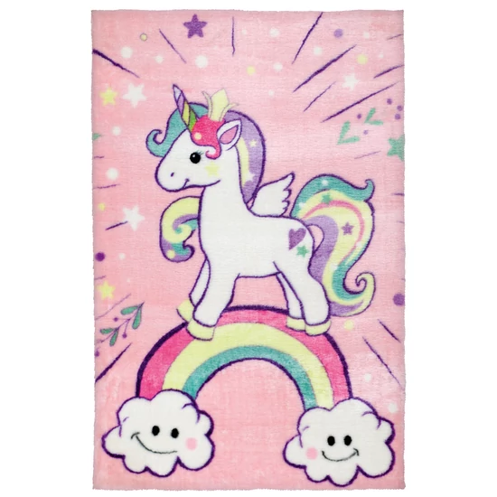 Lollipop 185 unicornis gyerekszőnyeg 90x130 cm - mosható!